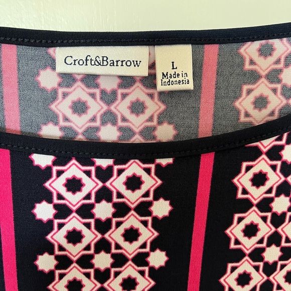 Croft & Barrow top, L - Picture 4 of 5